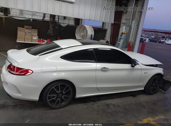 WDDWJ6EB0JF663335 2018 MERCEDES-BENZ AMG C 43 Белый Панорамный вид салона 360°