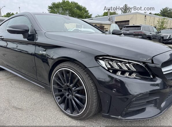 WDDWJ6EB0LF944375 2020 MERCEDES-BENZ AMG C 43 Black Front view