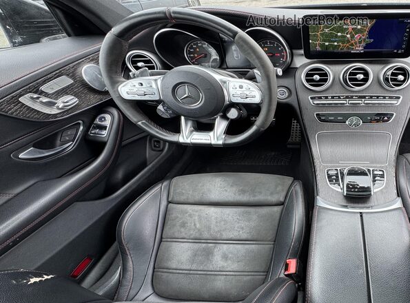 WDDWJ6EB0LF944375 2020 MERCEDES-BENZ AMG C 43 Black VIN sticker view