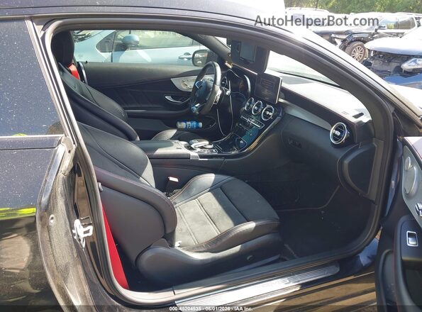 WDDWJ6EB4HF450169 2017 MERCEDES-BENZ AMG C 43 Black Widok wnętrza z przodu