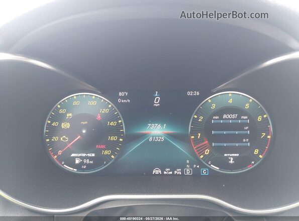 WDDWJ6EB6KF813045 2019 MERCEDES-BENZ AMG C 43 Black Widok tylnych siedzeń