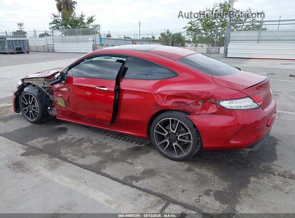 WDDWJ6EB8JF671327 2018 MERCEDES-BENZ AMG C 43 Maroon Задня ліва чверть