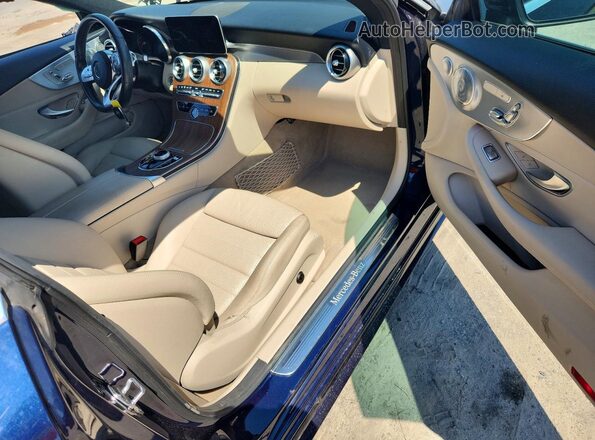 WDDWJ8DB5KF777085 2019 MERCEDES-BENZ C Blue 