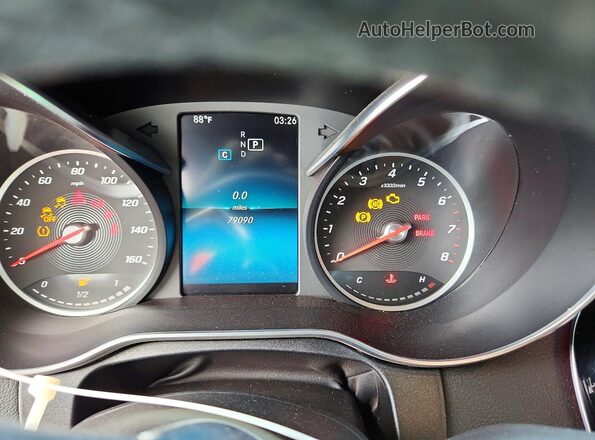 WDDWJ8DB7KF794289 2019 MERCEDES-BENZ C Red 