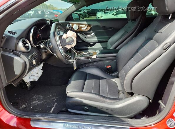 WDDWJ8DB7KF794289 2019 MERCEDES-BENZ C Red 