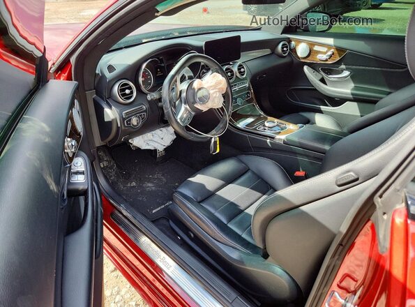 WDDWJ8DB7KF794289 2019 MERCEDES-BENZ C Red 
