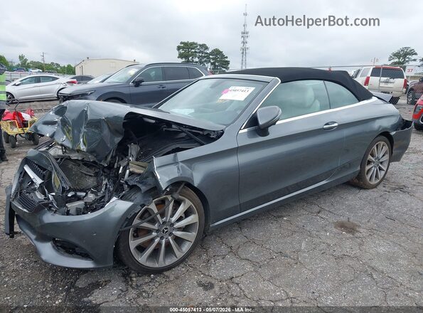 WDDWK4KB4JF756395 2018 MERCEDES-BENZ C-CLASS Gray Front left