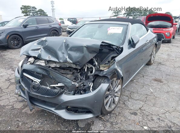 WDDWK4KB4JF756395 2018 MERCEDES-BENZ C-CLASS Gray Front view