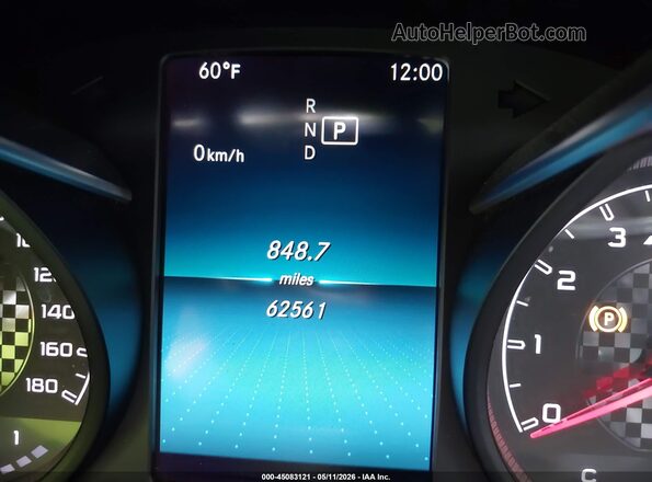 WDDWK6EB7KF799444 2019 MERCEDES-BENZ AMG C 43 Gray Widok tylnych siedzeń