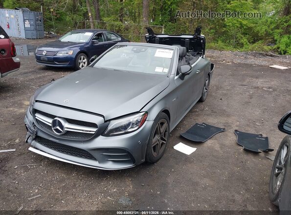WDDWK6EB7KF799444 2019 MERCEDES-BENZ AMG C 43 Gray Przód lewy