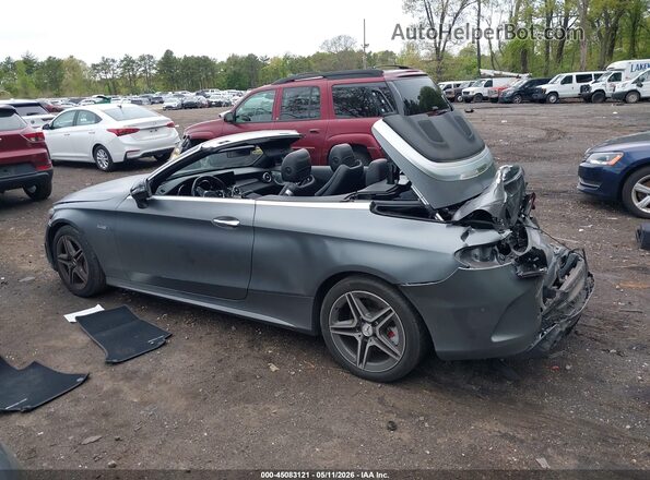 WDDWK6EB7KF799444 2019 MERCEDES-BENZ AMG C 43 Gray Widok wnętrza 360 stopni