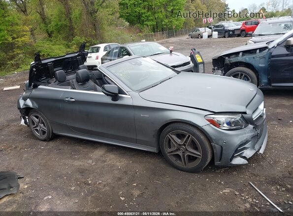 WDDWK6EB7KF799444 2019 MERCEDES-BENZ AMG C 43 Gray Widok wnętrza z tyłu