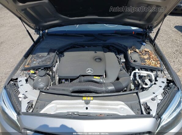 WDDWK8DB2KF863788 2019 MERCEDES-BENZ C-CLASS Silver Rear view