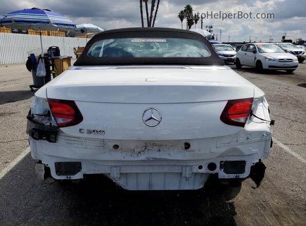 WDDWK8DB2LF955176 2020 MERCEDES-BENZ C White უკანა ხედი