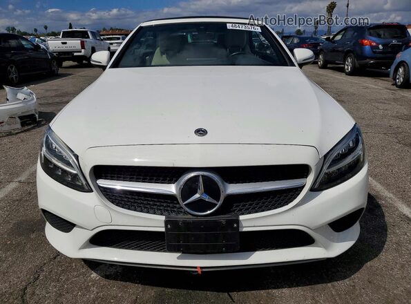 WDDWK8DB2LF955176 2020 MERCEDES-BENZ C White წინა ხედი