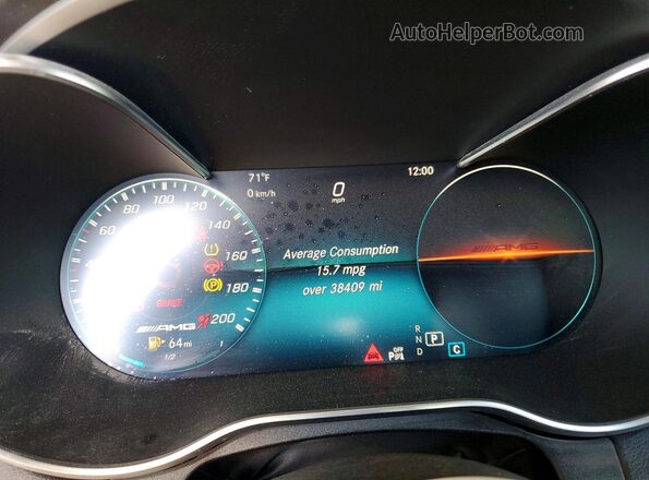 WDDWK8HB9KF847338 2019 MERCEDES-BENZ C Gray 