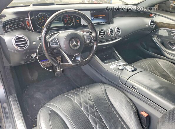 WDDXJ8FB5GA014702 2016 MERCEDES-BENZ S Gray Widok deski rozdzielczej