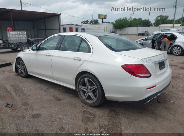 WDDZF4JB1HA041018 2017 MERCEDES-BENZ E-CLASS White Tył lewy