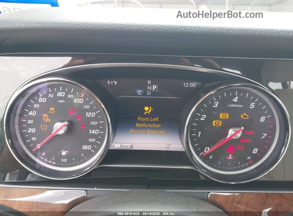 WDDZF4JB1HA041018 2017 MERCEDES-BENZ E-CLASS White Widok tylnych siedzeń