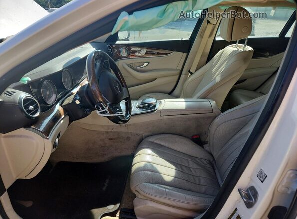 WDDZF4JB1HA167251 2017 MERCEDES-BENZ E White Front interior view