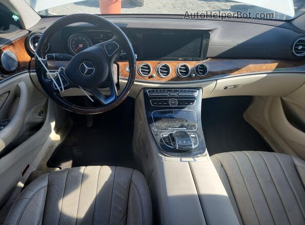 WDDZF4JB1HA167251 2017 MERCEDES-BENZ E White Dashboard view