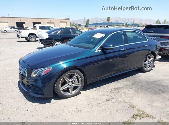 WDDZF4JB2HA009159 2017 MERCEDES-BENZ E-CLASS Blue Передня ліва чверть