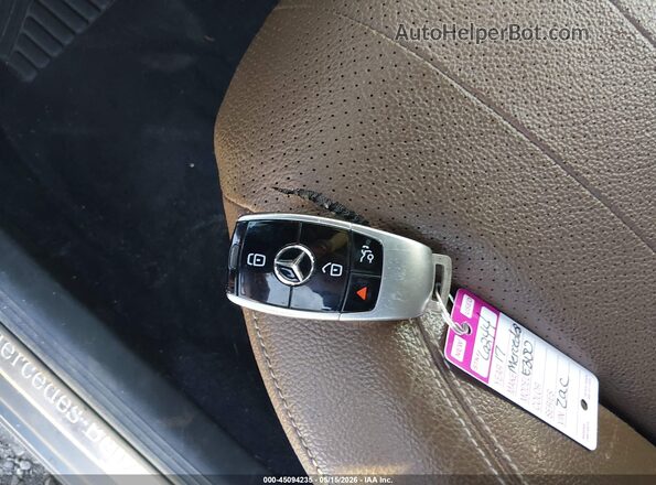 WDDZF4JB2HA156730 2017 MERCEDES-BENZ E-CLASS Gray Vista del salpicadero