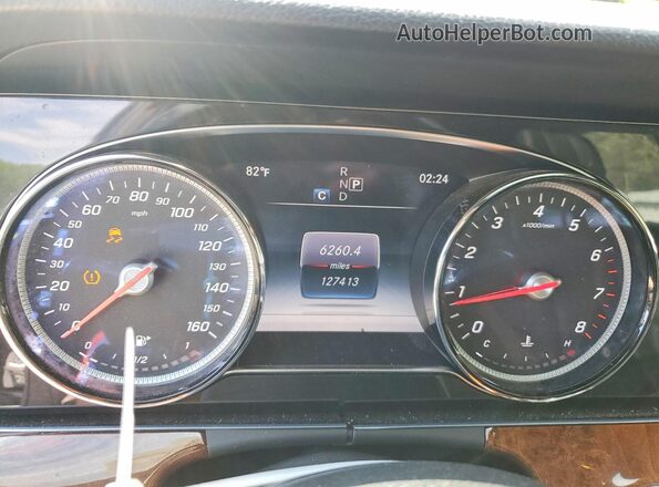 WDDZF4JB3HA108248 2017 MERCEDES-BENZ E Black ხელსაწყოთა პანელის ხედი