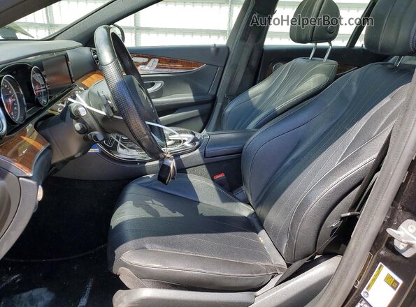 WDDZF4JB3HA108248 2017 MERCEDES-BENZ E Black წინა სალონის ხედი