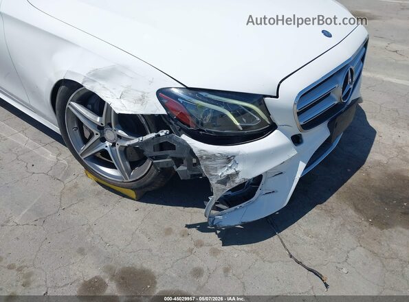 WDDZF4JB3HA173939 2017 MERCEDES-BENZ E-CLASS White Вид спереду