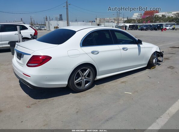 WDDZF4JB3HA173939 2017 MERCEDES-BENZ E-CLASS White Задня права чверть