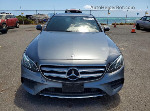 WDDZF4JB4HA031390 2017 MERCEDES-BENZ E Gray Դիմացի տեսք