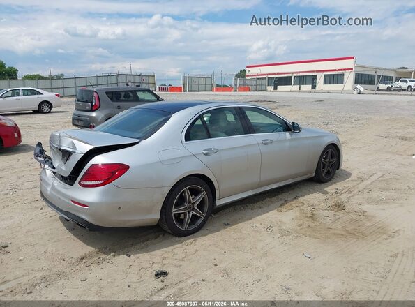 WDDZF4JB5JA310773 2018 MERCEDES-BENZ E-CLASS Серебряный Задняя правая четверть