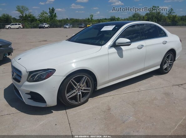 WDDZF4JB5JA470877 2018 MERCEDES-BENZ E-CLASS Белый Передняя левая четверть
