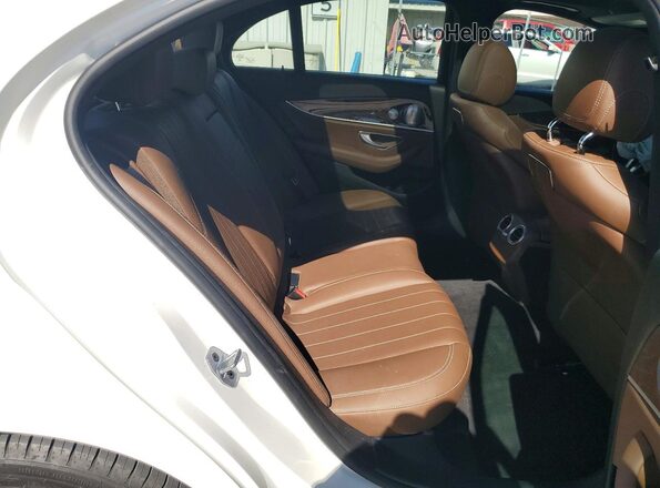 WDDZF4JB6KA563909 2019 MERCEDES-BENZ E White უკანა სავარძლების ხედი