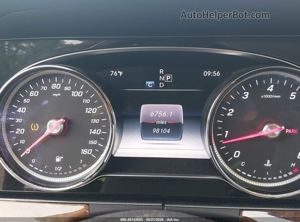 WDDZF4JB7JA317871 2018 MERCEDES-BENZ E-CLASS Blue 