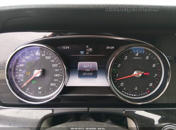 WDDZF4JB8HA119164 2017 MERCEDES-BENZ E-CLASS Red Widok tylnych siedzeń