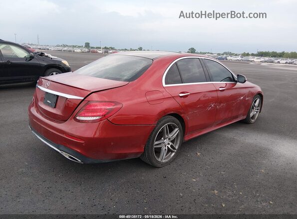 WDDZF4JB8HA119164 2017 MERCEDES-BENZ E-CLASS Red Tył prawy
