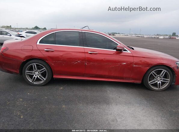 WDDZF4JB8HA119164 2017 MERCEDES-BENZ E-CLASS Red Widok z przodu