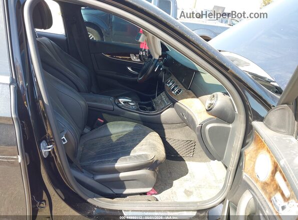 WDDZF4JB8HA119200 2017 MERCEDES-BENZ E-CLASS Black წინა სალონის ხედი