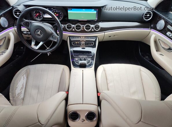 WDDZF4JB8JA357103 2018 MERCEDES-BENZ E Черный Вид панели приборов