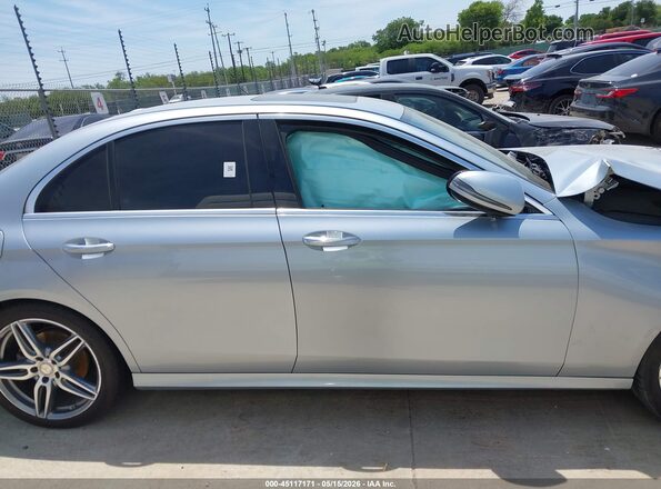 WDDZF4JB9HA194083 2017 MERCEDES-BENZ E-CLASS Silver Vista interior trasera