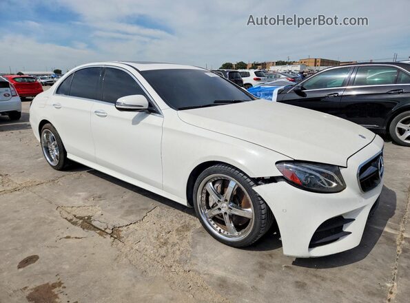 WDDZF4JB9HA243055 2017 MERCEDES-BENZ E Белый Передняя правая четверть