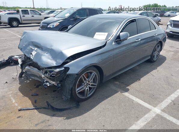 WDDZF4JBXKA493847 2019 MERCEDES-BENZ E-CLASS Silver Առջևի ձախ երեք քառորդ տեսարան