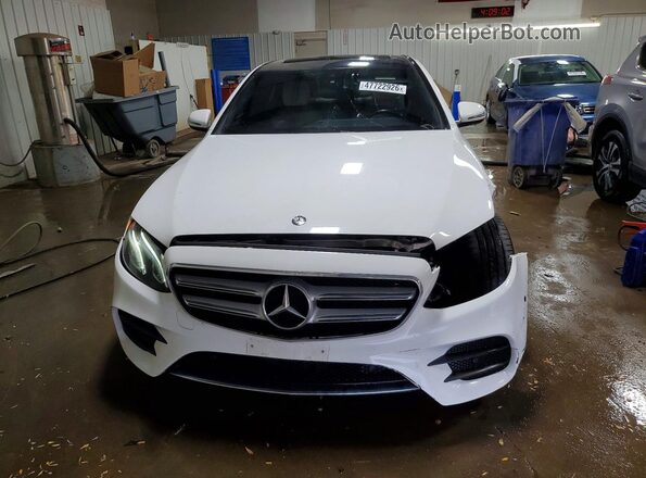 WDDZF4KB0HA062747 2017 MERCEDES-BENZ E White Vista frontal