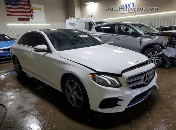 WDDZF4KB0HA062747 2017 MERCEDES-BENZ E White Delantero derecho