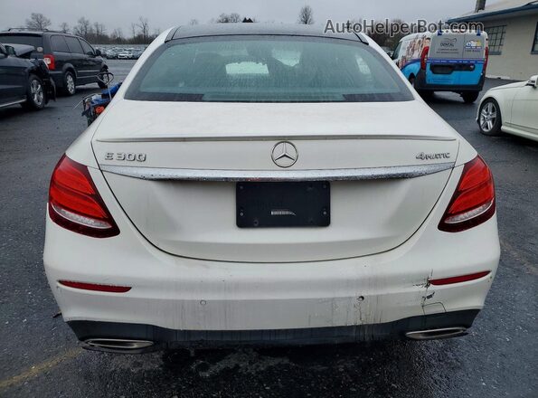 WDDZF4KB0JA429720 2018 MERCEDES-BENZ E White Rear view