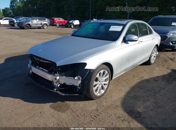 WDDZF4KB1HA164915 2017 MERCEDES-BENZ E-CLASS Серебряный Передняя левая четверть