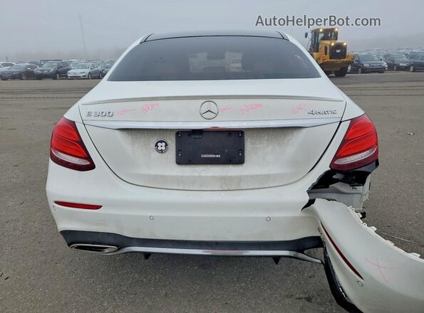 WDDZF4KB1JA301602 2018 MERCEDES-BENZ E White Հետևի տեսք