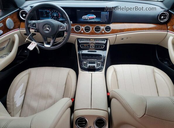 WDDZF4KB1JA301602 2018 MERCEDES-BENZ E White Առջևի վահանակի տեսք